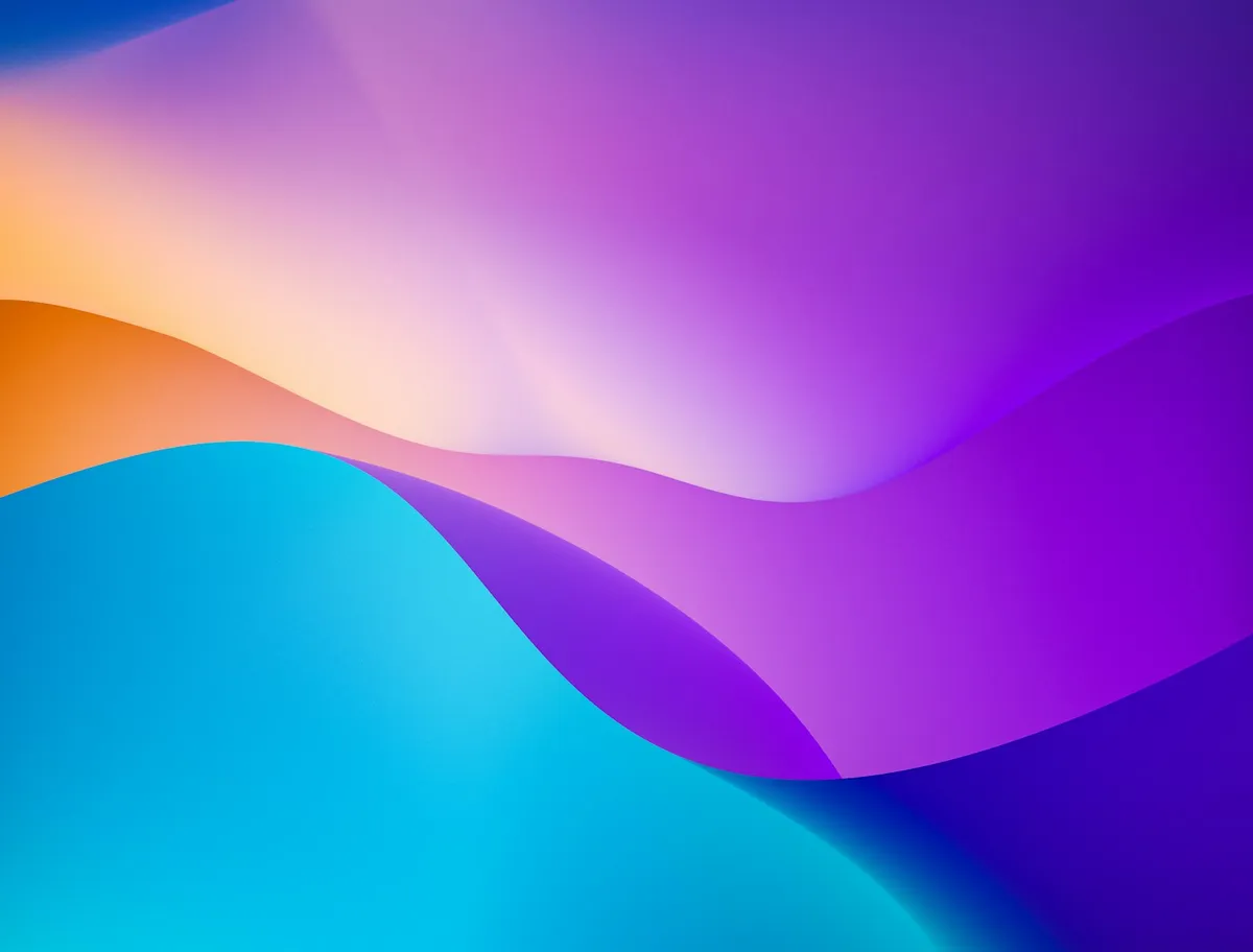 Soft abstract three-dimensional shapes in pastel colours
