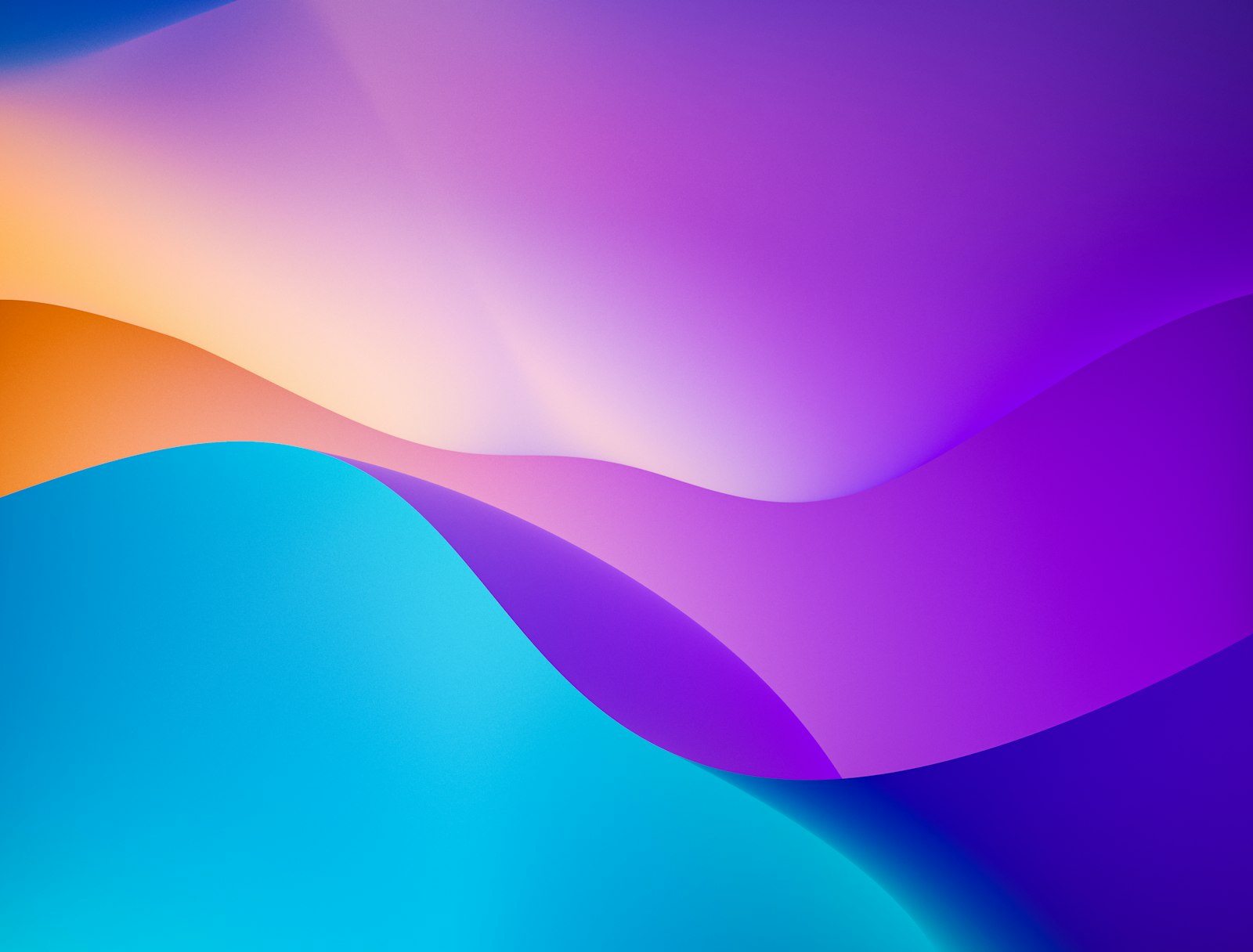 Soft abstract three-dimensional shapes in pastel colours