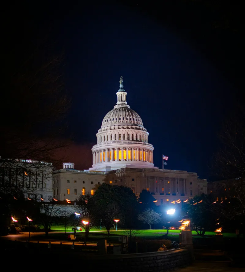 The United States Capitol building in Washington, D.C.